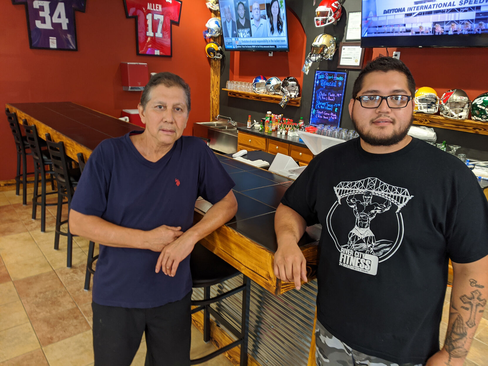 Pilo Sr. and Pilo Jr.